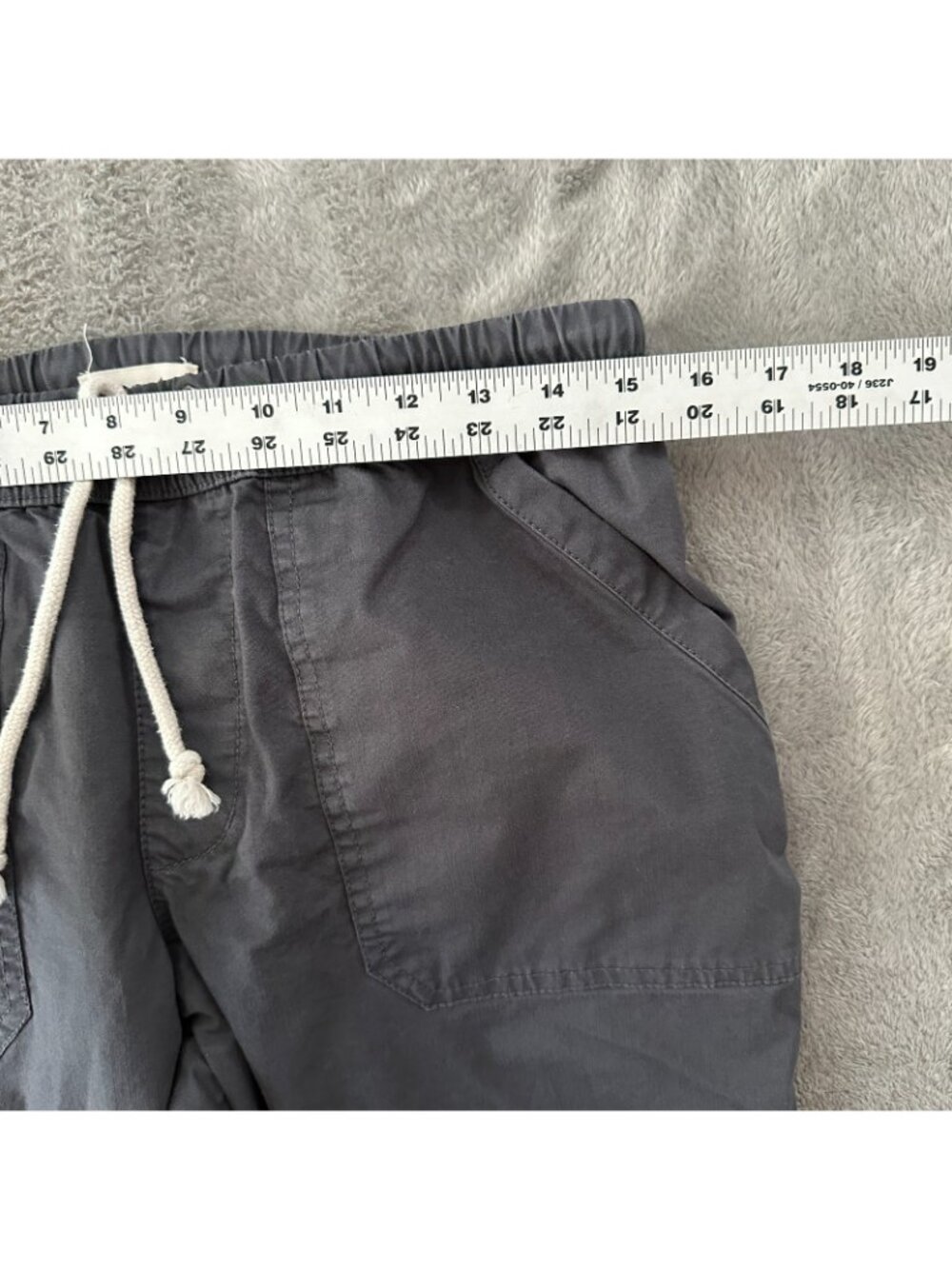 Pact Organic Cotton Gray Pull On Pants Women's MEDIUM - Picture 4 of 7